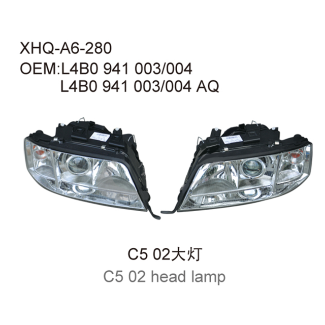 Audi A5 C5 02 head lamp