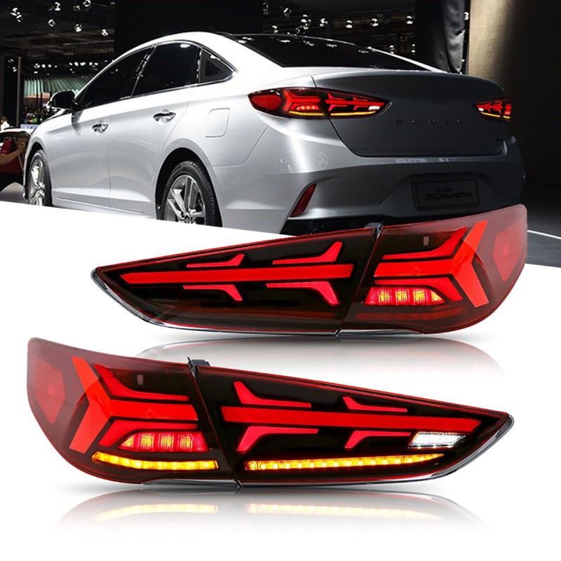 Hyundai Sonata Led Tail Lights For 2018-2019 Hyundai Sonata Tail Light Assembly