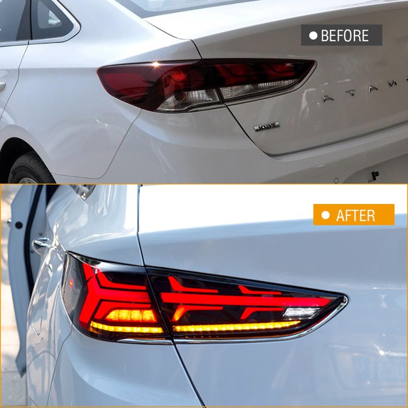 Hyundai Sonata  Led Tail Lights For 2018-2019 Hyundai Sonata Tail Light Assembly