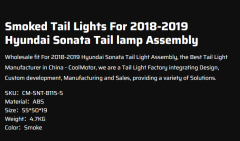 Hyundai Sonata  Led Tail Lights For 2018-2019 Hyundai Sonata Tail Light Assembly