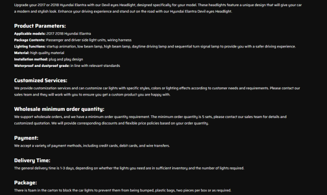 HYUNDAI Sonata Led Tail Lights For 2018-2019 Hyundai Sonata Tail Light Assembly