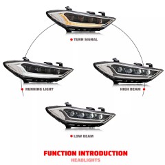 HYUNDAI Sonata Led Tail Lights For 2018-2019 Hyundai Sonata Tail Light Assembly