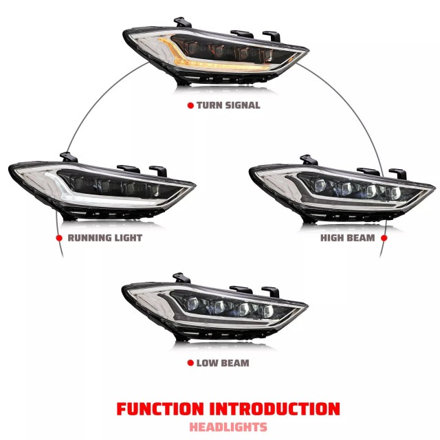 HYUNDAI Sonata Led Tail Lights For 2018-2019 Hyundai Sonata Tail Light Assembly