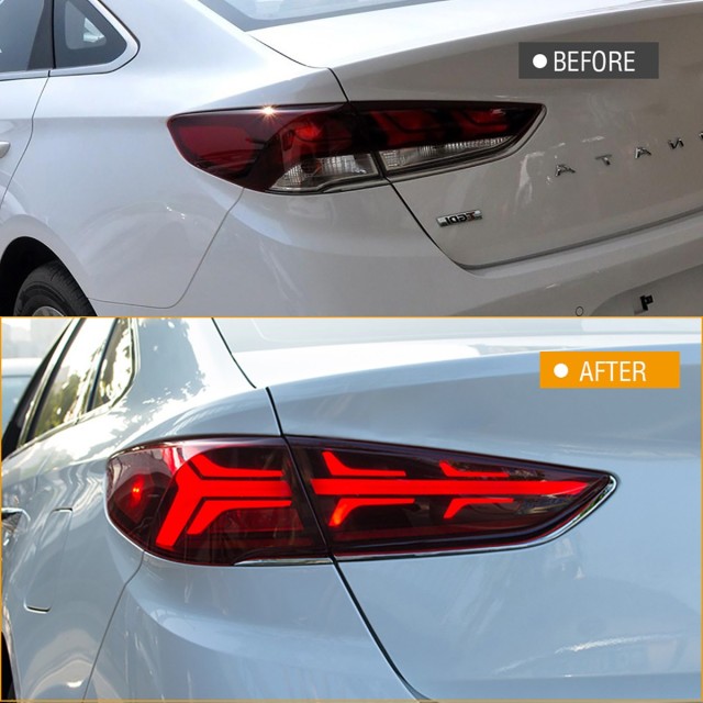 Hyundai Sonata Led Tail Lights For 2018-2019 Hyundai Sonata Tail Light Assembly