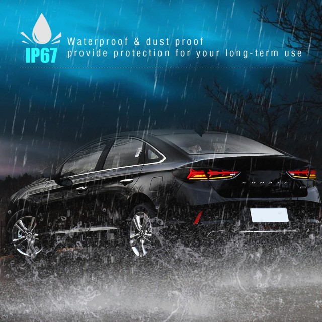 Hyundai Sonata  Led Tail Lights For 2018-2019 Hyundai Sonata Tail Light Assembly