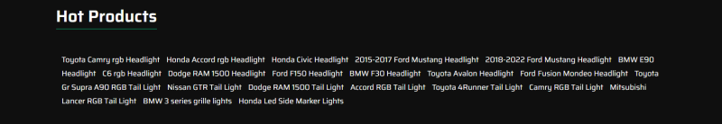 Hyundai Sonata Led Tail Lights For 2018-2019 Hyundai Sonata Tail Light Assembly