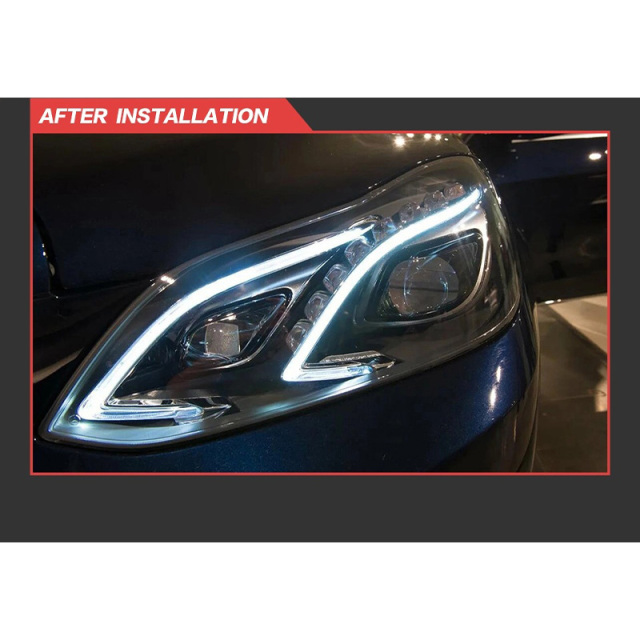 Mercedes-Benz E-CLASS Headlight For Benz W212 LED Headlights 2009-2016 W211 E300 Head Lamp Car Styling DRL Signal Projector Lens Automotive Accessorie