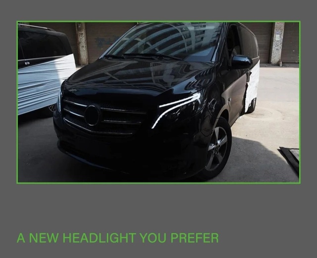 Mercedes-Benz V-CLASS Car Lights For Vito 2016-2020 W447 Metris V Class V220d V250 V260 LED Auto Headlight Bicofal Lens Lamp Tools Accessories Upgrade