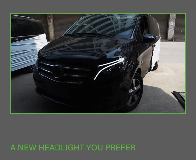Mercedes-Benz V-CLASS Car Lights For Vito 2016-2020 W447 Metris V Class V220d V250 V260 LED Auto Headlight Bicofal Lens Lamp Tools Accessories Upgrade