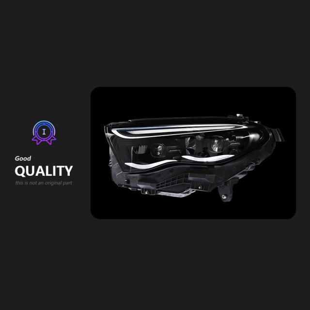 Mercedes-Benz E-CLASS Suitable for Mercedes-Benz E-Class W214 headlamp assembly low and high configuration LED double lens headlight