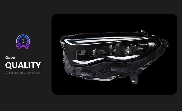 Mercedes-Benz E-CLASS Suitable for Mercedes-Benz E-Class W214 headlamp assembly low and high configuration LED double lens headlight