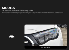 Mercedes-Benz E-CLASS Suitable for Mercedes-Benz E-Class W214 headlamp assembly low and high configuration LED double lens headlight