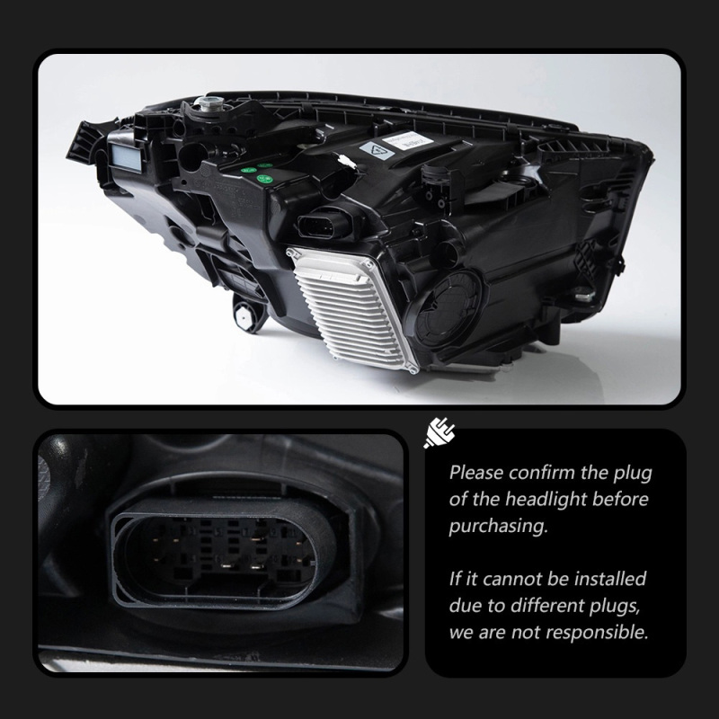 Mercedes-Benz E-CLASS Suitable for Mercedes-Benz E-Class W214 headlamp assembly low and high configuration LED double lens headlight