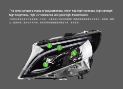 Mercedes-Benz V-CLASS Car Lights For Vito 2016-2020 W447 Metris V Class V220d V250 V260 LED Auto Headlight Bicofal Lens Lamp Tools Accessories Upgrade