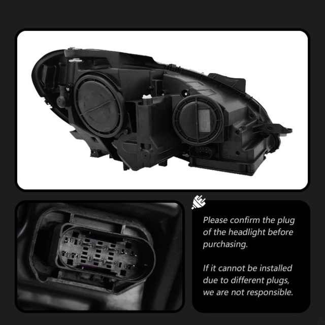 Mercedes-Benz E-CLASS Headlight For Benz W212 LED Headlights 2009-2016 W211 E300 Head Lamp Car Styling DRL Signal Projector Lens Automotive Accessorie