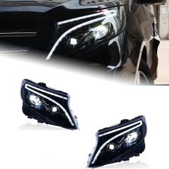 Mercedes-Benz V-CLASS Car Lights For Vito 2016-2020 W447 Metris V Class V220d V250 V260 LED Auto Headlight Bicofal Lens Lamp Tools Accessories Upgrade