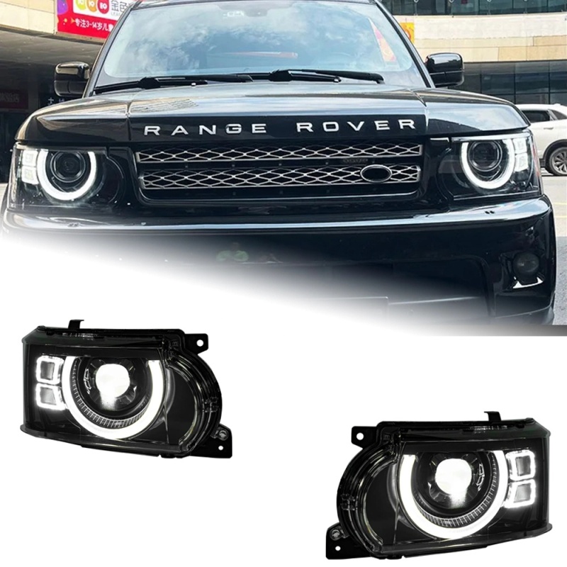 LAND ROVER RANGE ROVER Car Lights for Range Rover 2005-2013 LED Auto Headlight Assembly Upgrade Defender Design Projector Lens Lamp Tool Accessories