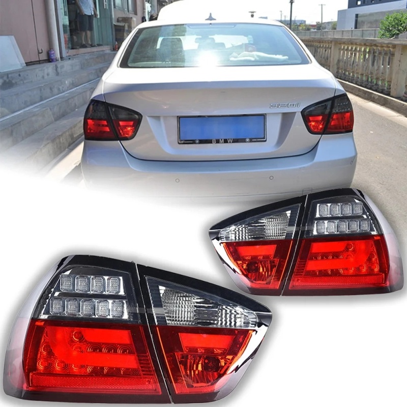 BMW 3 SERIES Car Styling for BMW E90 Tail Light 2005-2008 320i 323i325i 330i LED Tail Lamp DRL Signal Brake Reverse auto Accessories