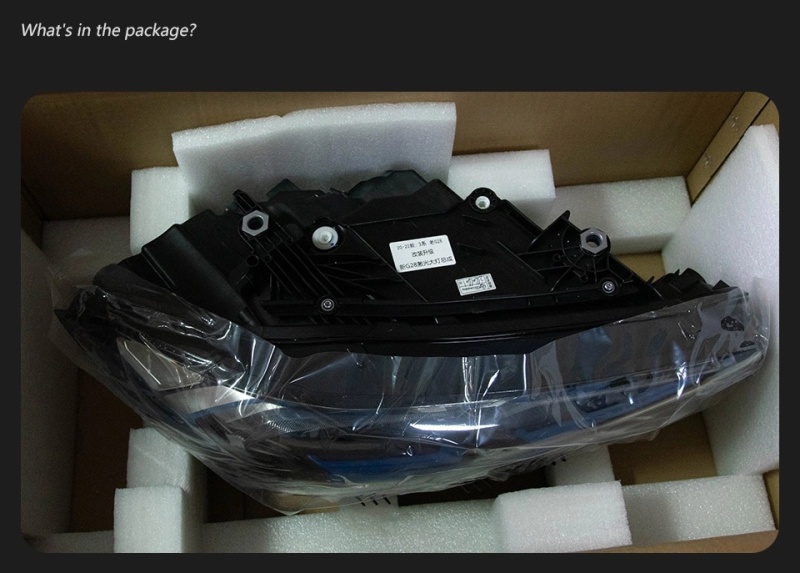 BMW 3 SERIES Suitable for BMW G20/G28 upgrade gold angel eye headlights