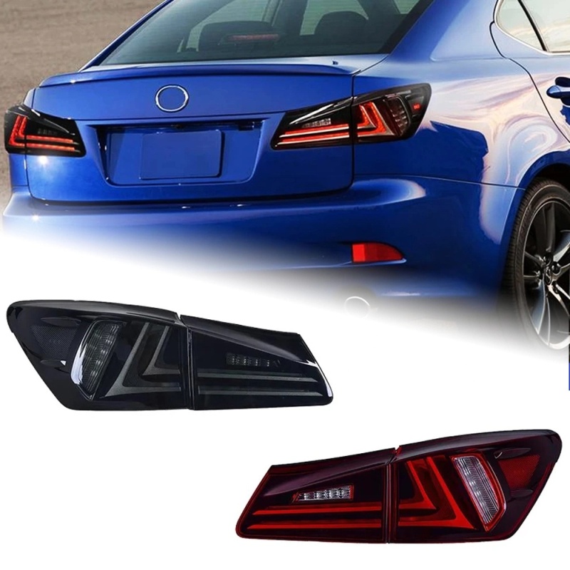 Lexus IS Car Styling Tail Lamp for Lexus IS250 Tail Lights 2006-2012 IS300 LED Tail Light new design DRL Brake Reverse auto Accessories