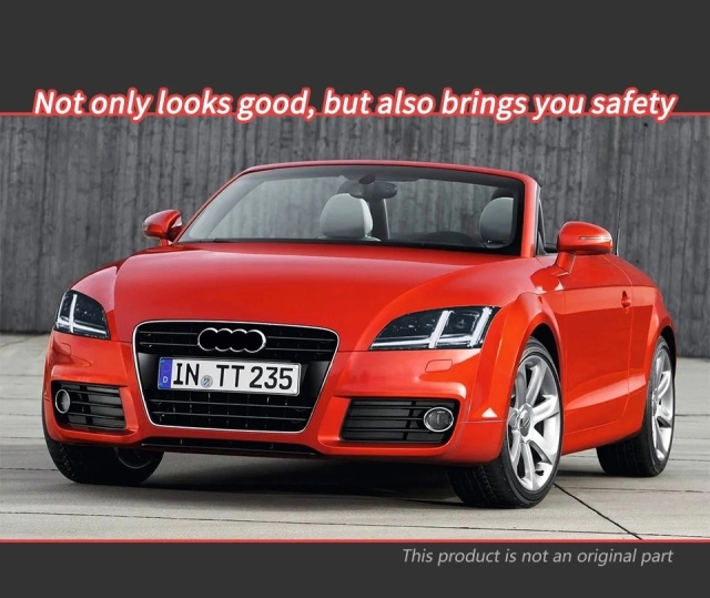 Audi TT Car Styling Headlights for Audi TT LED Headlight 2006-2012 Head Lamp Hid Bi Xenon DRL Signal Projector Lens Automotive Accessori