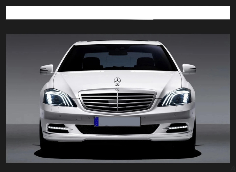 Mercedes-Benz E-CLASS Car Styling Head Lamp for Benz W221 Headlights 2006-2009 S300 S400 Headlight LED DRL Signal Maybach Style Auto Accessories
