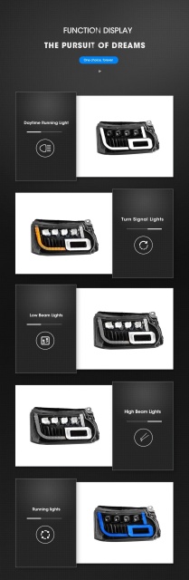 LAND ROVER RANGE ROVER Head Lamp for Range Rover Sport / Executive LED Headlights 2010-2013 DRL Turn Signal High Beam Angel Eye Projector Lens