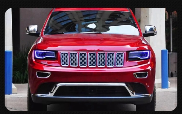 Jeep Grand Cherokee Head Lamp for Grand Cherokee LED Headlight 2011-2016 Headlights Compass DRL Turn Signal High Beam Angel Eye Projector Lens