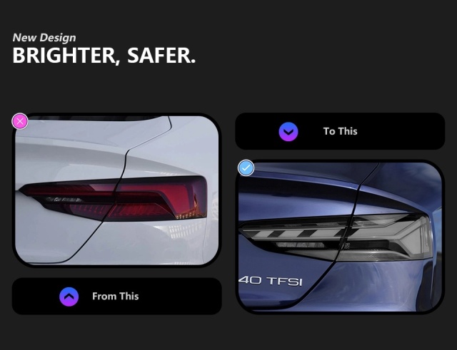 Audi A5 Suitable for Audi A5 2017-2020 taillight upgrade assembly