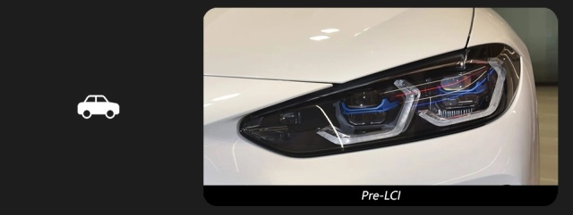 BMW 4 SERIES For BMW 4 Series G22 G23 G26 M4 modified LED laser headlight assembly dual color golden eye