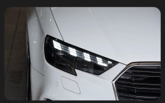 Audi A3 for Suitable for 17-20 Audi A3 Headlight Assembly Low with Elevated with Lens Light