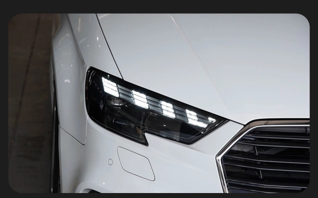 Audi A3 for Suitable for 17-20 Audi A3 Headlight Assembly Low with Elevated with Lens Light