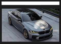 BMW 5 SERIES For BMW G30 Pre LCI Car Headlamp Assembly Modification Upgrade Black Knight