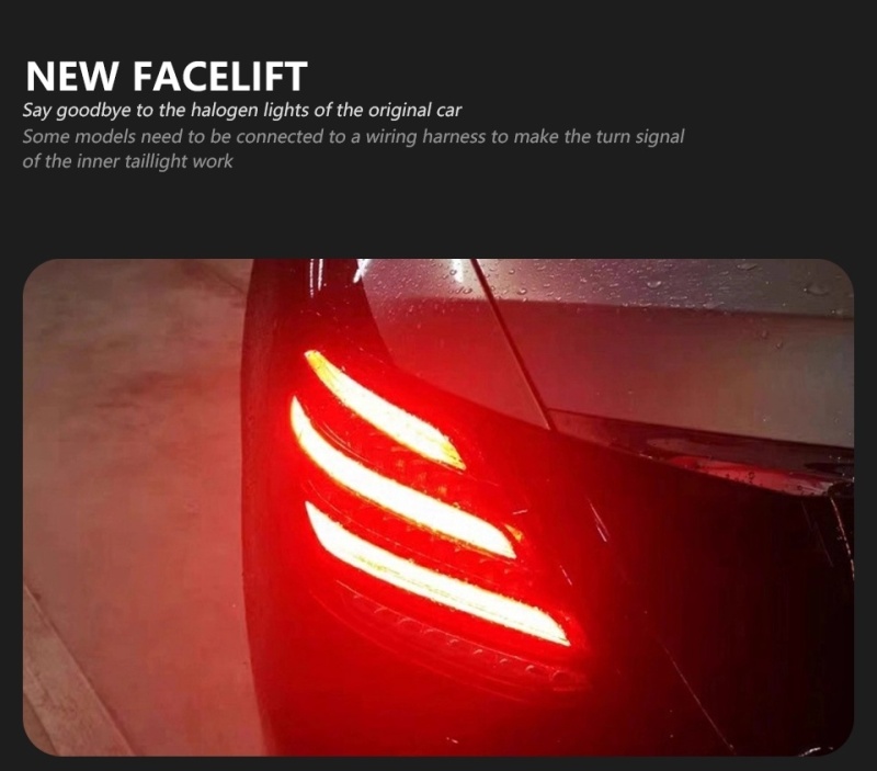 Mercedes-Benz E-CLASS Car Styling Tail Lamp for BENZ W213 LED Tail Light 2016-2019 E200 E300 E260 E350 DRL Turn Signal Stop Brake Auto Accessories