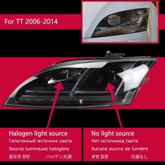 Audi TT Car Styling Headlights for Audi TT LED Headlight 2006-2012 Head Lamp Hid Bi Xenon DRL Signal Projector Lens Automotive Accessori