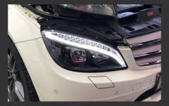 Mercedes-Benz C-CLASS Car Styling Headlights for Benz W204 LED Headlight 2007-2010 Head Lamp DRL Signal Hid Bi Xenon Angel Eyes Projector Lens Auto Accessories