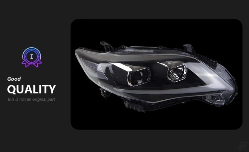 TOYOTA Corolla Car Styling Head Lamp for Toyota Corolla Headlights 2011-2013 Altis LED Headlight LED DRL Hid Bi Xenon Auto Accessories