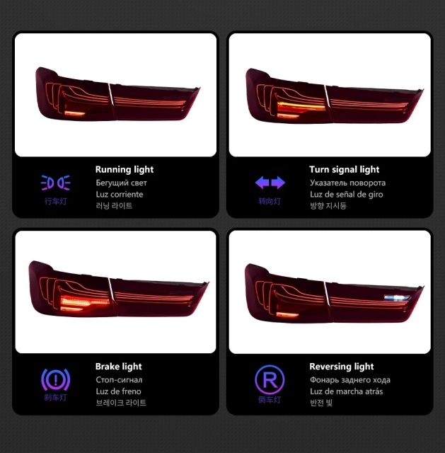BMW 3 SERIES Car Styling for BMW G20 G28 Tail Lights 2019-2022 3-series 320I LED Tail Lamp DRL Dynamic Signal Reverse auto Accessories