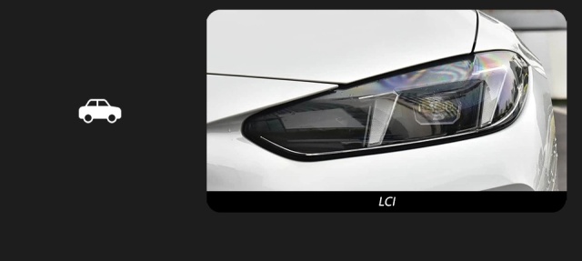 BMW 4 SERIES For BMW 4 Series G22 G23 G26 M4 modified LED laser headlight assembly dual color golden eye