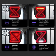 Jeep Wrangler Car Styling Tail Lamp for Jeep Wrangler Tail Lights 2018-2023 Wrangler LED Tail Light LED DRL Signal auto Accessories