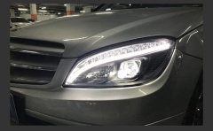 Mercedes-Benz C-CLASS Car Styling Headlights for Benz W204 LED Headlight 2007-2010 Head Lamp DRL Signal Hid Bi Xenon Angel Eyes Projector Lens Auto Accessories