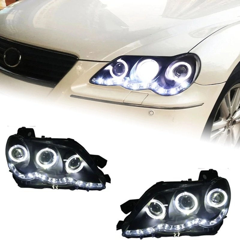 TOYOTA Land Cruiser Head Lamp for Toyota Mark X LED Headlight 2004-2009 Headlights Reiz DRL Turn Signal High Beam Angel Eye Projector Lens
