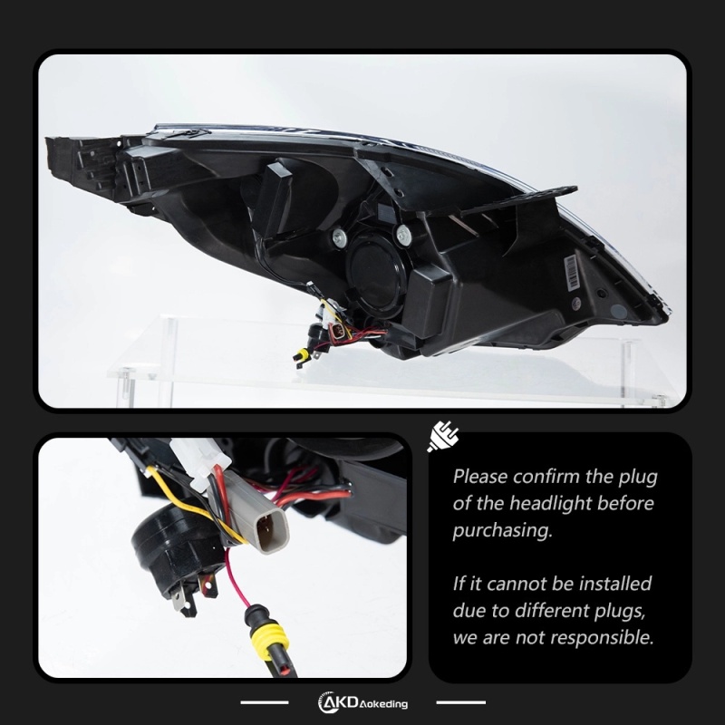 Chevrolet  Spark Suitable for 2011-2014 Chevrolet Spark retrofit LED lens headlight assembly lightning shape