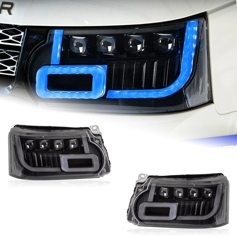 LAND ROVER RANGE ROVER Head Lamp for Range Rover Sport / Executive LED Headlights 2010-2013 DRL Turn Signal High Beam Angel Eye Projector Lens