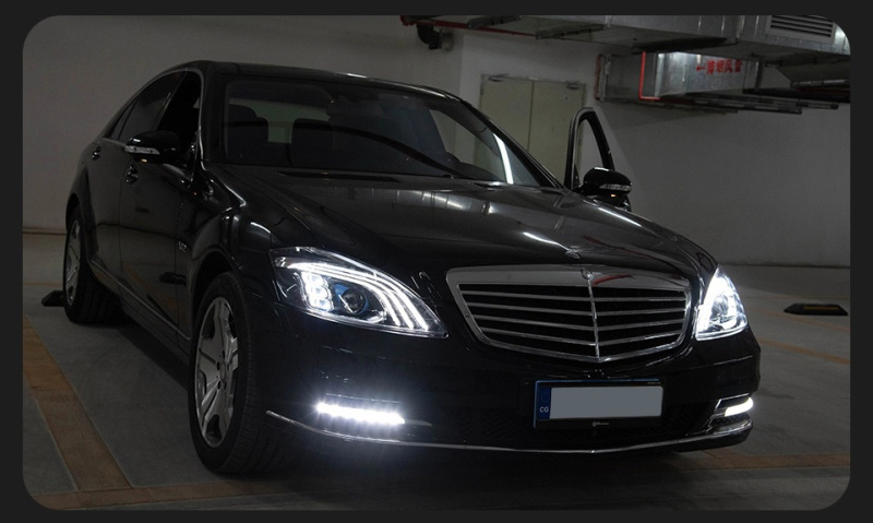 Mercedes-Benz E-CLASS Car Styling Head Lamp for Benz W221 Headlights 2006-2009 S300 S400 Headlight LED DRL Signal Maybach Style Auto Accessories