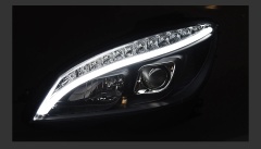 Mercedes-Benz C-CLASS Car Styling Headlights for Benz W204 LED Headlight 2007-2010 Head Lamp DRL Signal Hid Bi Xenon Angel Eyes Projector Lens Auto Accessories