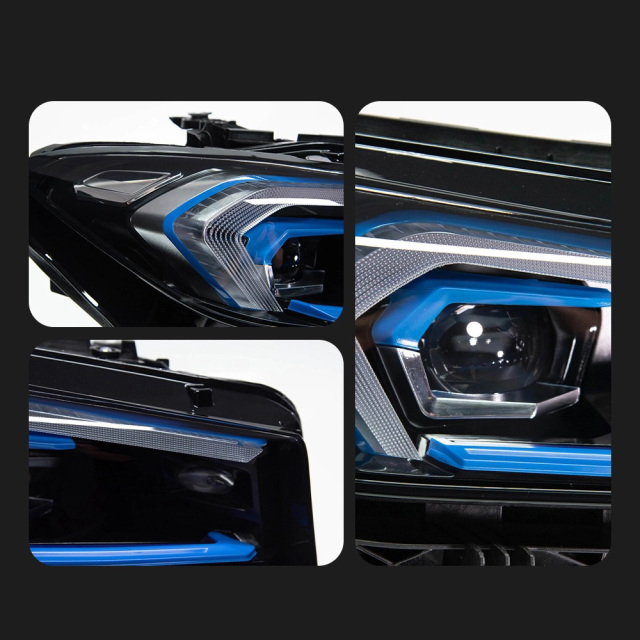 BMW 3 SERIES Suitable for BMW G20/G28 upgrade gold angel eye headlights