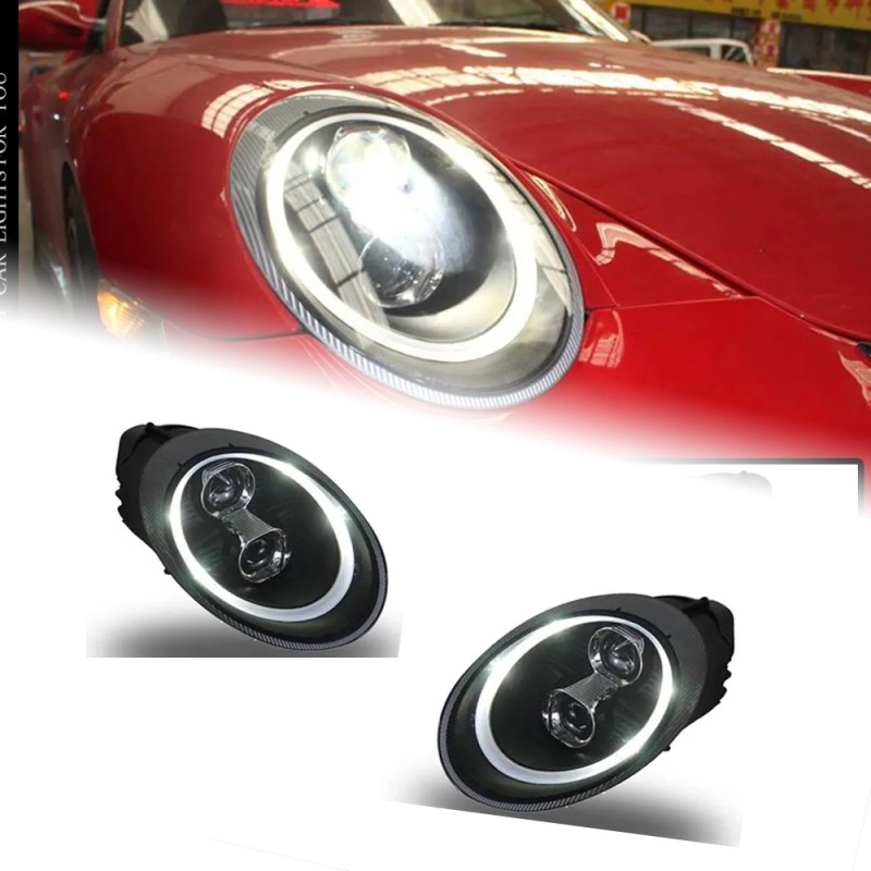 PORSCHE 911 Car Styling for Porsche 997 Headlights 2005-2008 911 LED Headlight DRL High Low Beam Xenon Head Lamp Accessories
