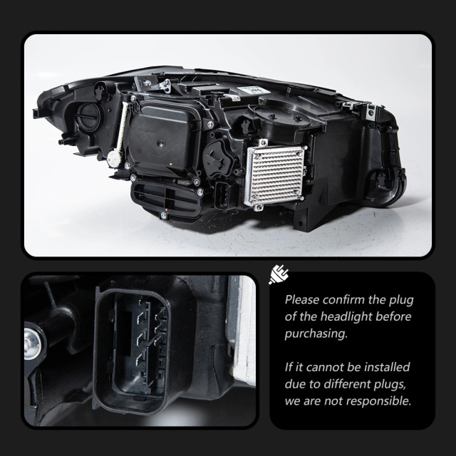 BMW 5 SERIES Suitable for BMW 5 Series F10 headlight modification and upgrade fang style