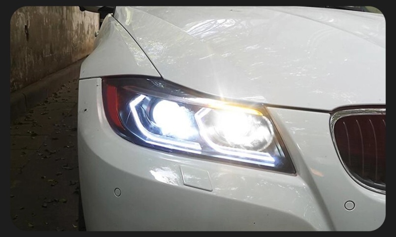 BMW 3 SERIES Car Styling Headlights for E90 3 Series LED Headlight 2005-2012 318 320 325 Head Lamp DRL H7 Signal Projector Lens Automotive Accessories